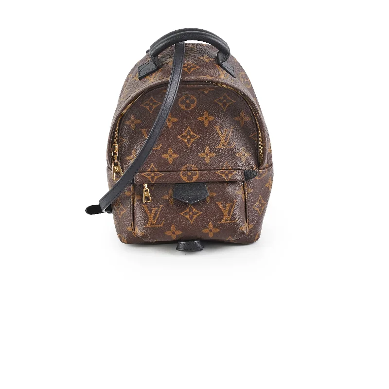 Spacious canvas handle bags perfect for daily errands -Louis Vuitton Palm Spring Mini Monorgam