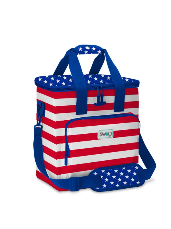 Metallic Tote Bags for Shine -All American Boxxi Cooler by Swig Life