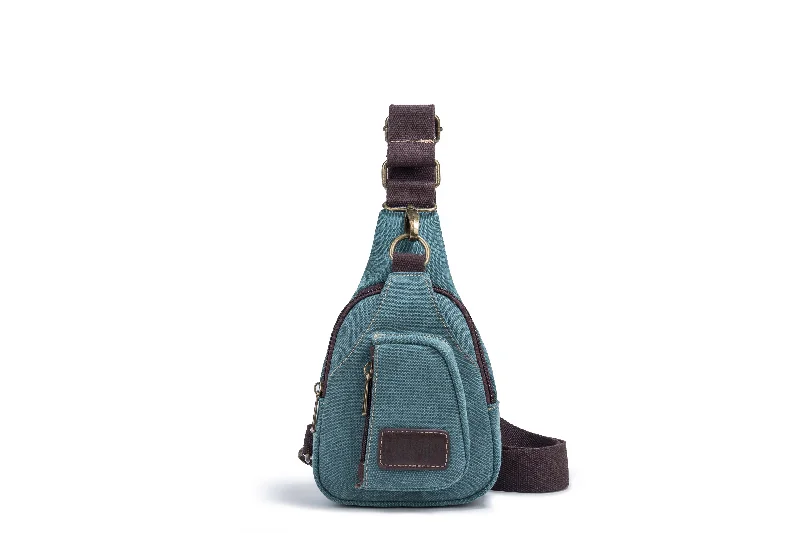 Tote Bags with Woven Handles -B415 - Teal