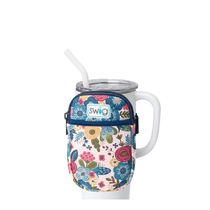 Tote Bags with Patchwork -Bella Rosa Mega Mug Pouch