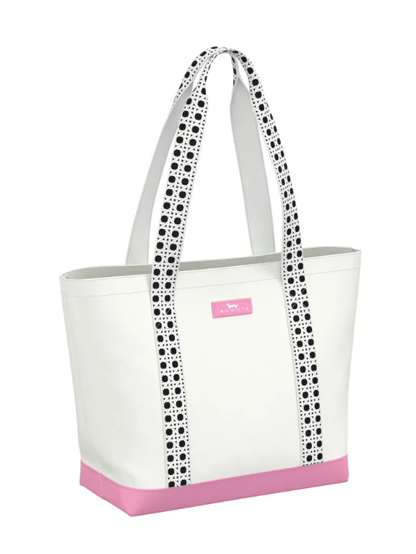 Tote Bags with PVC Handles -Cane Fonda Pick Me Up Shoulder Bag by Scout