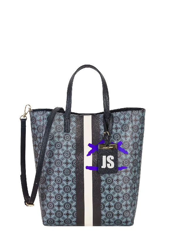 Tote Bags with Linen Handles -Monogram Shopping Bag