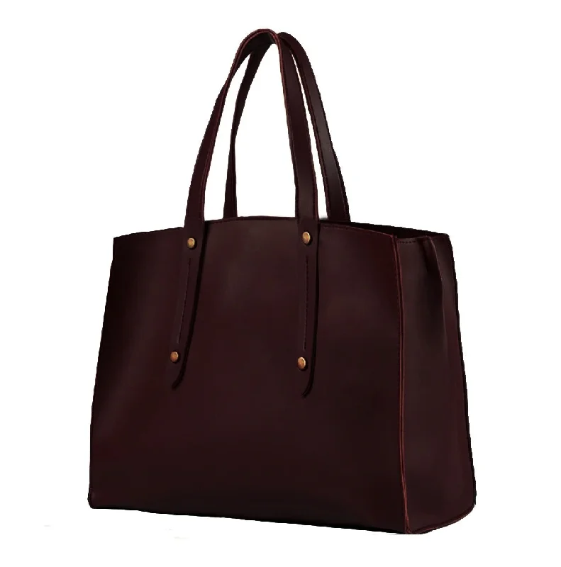 Tote Bags with Velvet Handles -CREW CHOCO