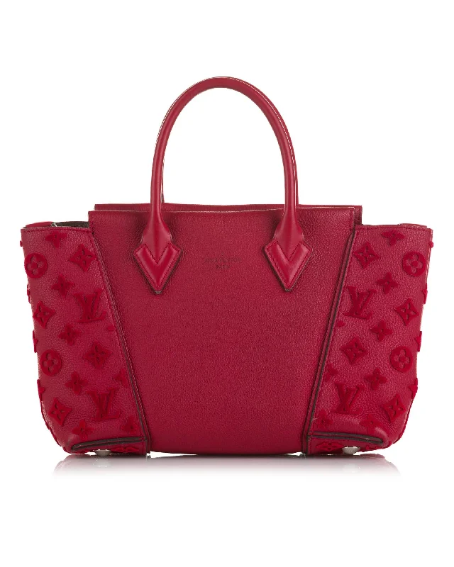 Tote Bags with Animal Prints -Calf Leather Tote with Suede Trim and Interior Pockets