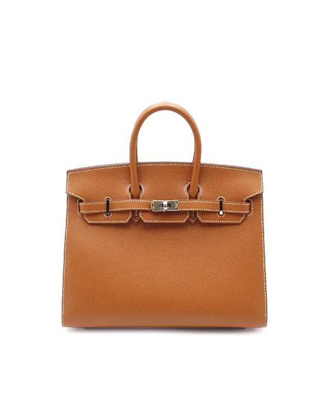 Lightweight silk handle bags for delicate evening style -Epsom Leather Birkin with Rolled Handles and Turn Lock Closure