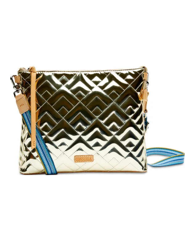 Tote Bags with Zippers -Evadney Downtown Crossbody by Consuela