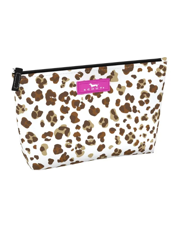 Tote Bags with Zippers -Faux Paws Twiggy Makeup Bag by Scout