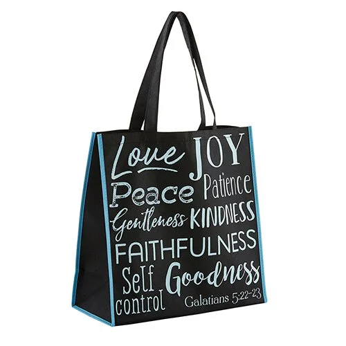 Tote Bags with Suede Handles -Fruit of the Spirit Tote Bag