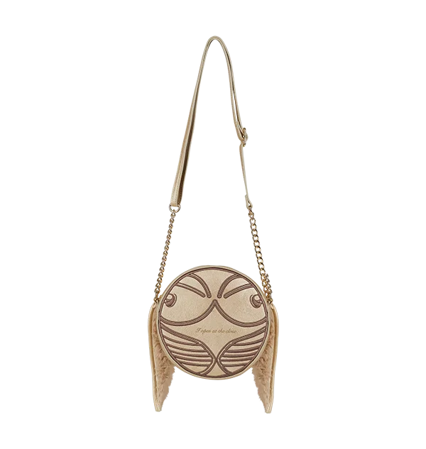 Tote Bags with Detachable Straps -Golden Snitch Cross Body Bag