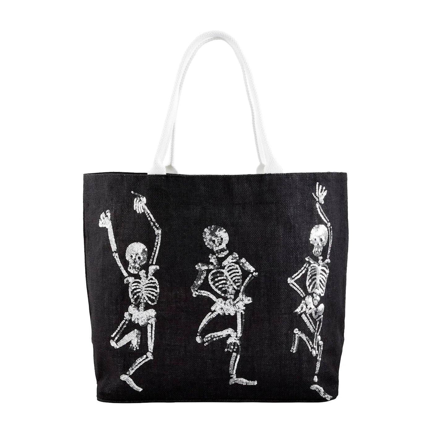 Designer Tote Bags in Vogue -Skeleton Sparkle Tote