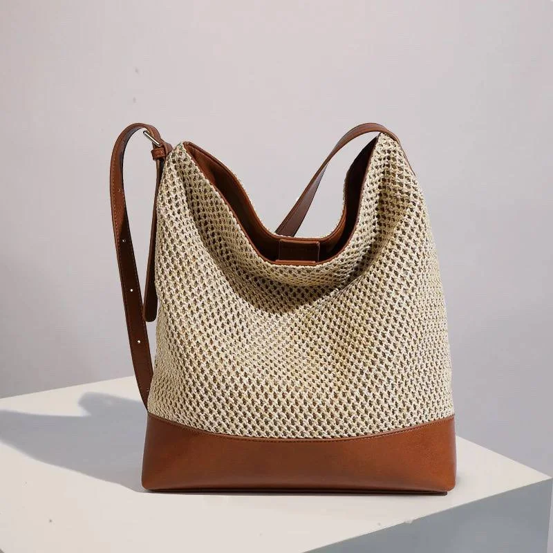 Tote Bags with Mesh Handles -Handmade Summer Bags: Stylish & Unique