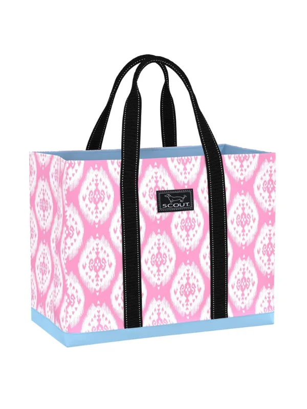 Tote Bags with Geometric Prints -Ikant Belize Original Deano Tote Bag by Scout