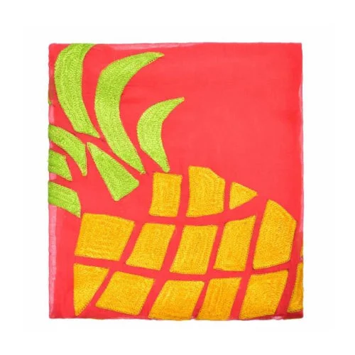 Zippered Tote Bags for Safety -Island Pineapple Pareo