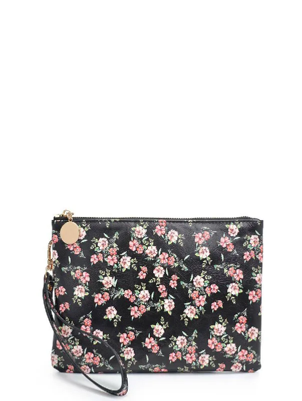 Tote Bags with Drawstrings -Joan Floral Clutch