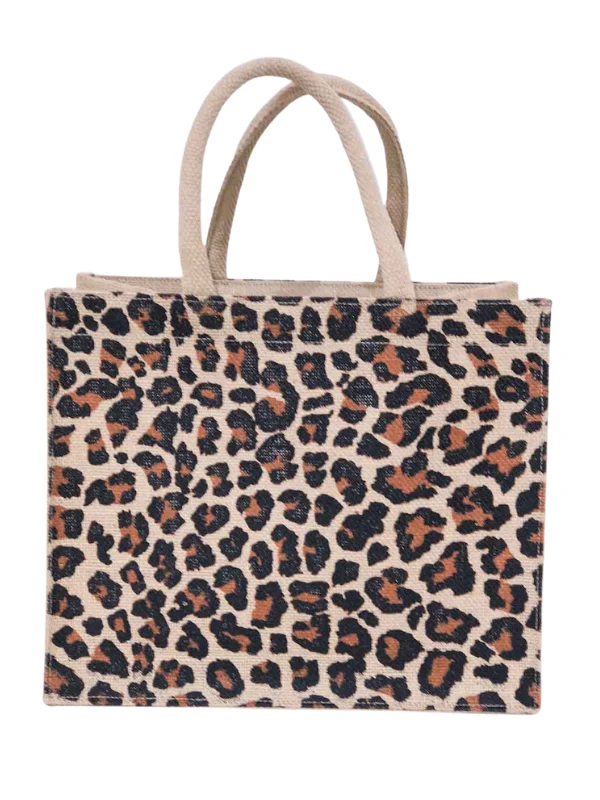 Tote Bags for Makeup -Leopard Gift Tote