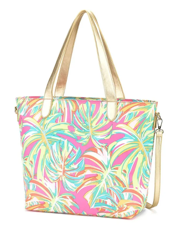 Tote Bags for Gardening -Let's Get Tropical Travel Tote