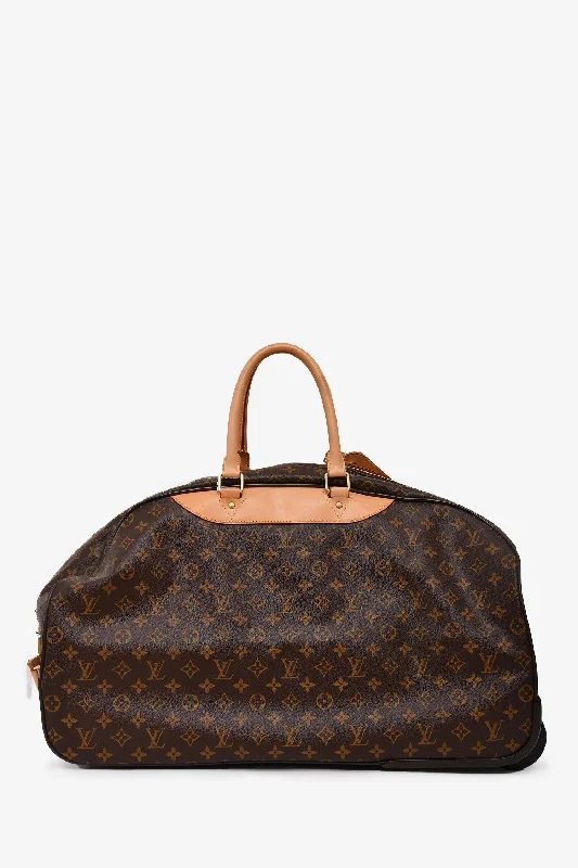 Tote Bags with Patchwork -Louis Vuitton 2007 Monogram Eole 60 Rolling Luggage