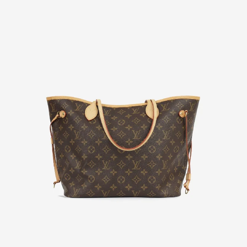 Tote Bags with Wooden Handles -Louis Vuitton Louis Vuitton - Neverfull MM - Monogram Canvas GHW - 2017 Production - Pre Loved