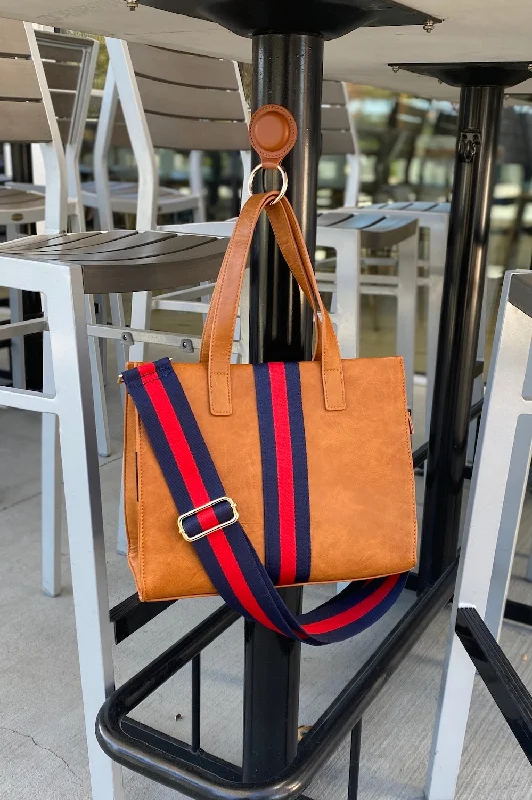 Tote Bags with Leather Handles -Magnetic Bag Hanger