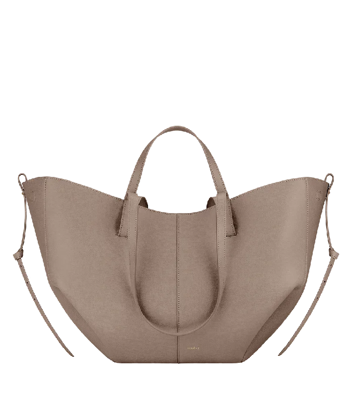 Adjustable strap handle bags blending comfort and versatility -Cyme - Textured Taupe