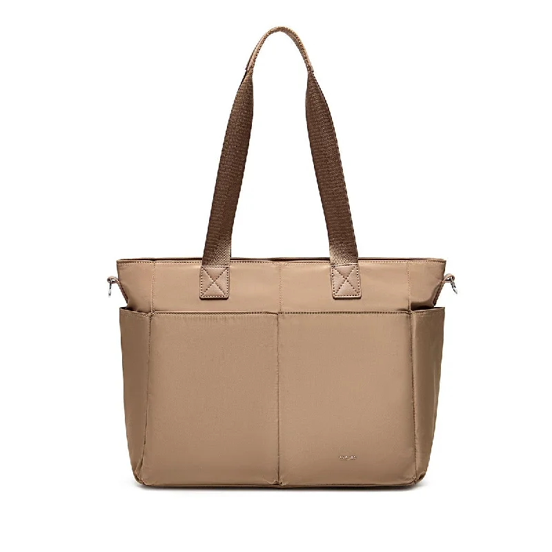 Polished gold handle bags dazzling at formal occasions -Olivia Tote Bag