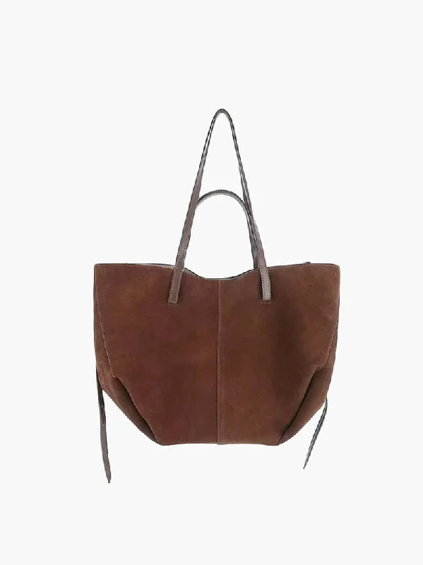 Tote Bags with PU Handles -Paula Suede Bag