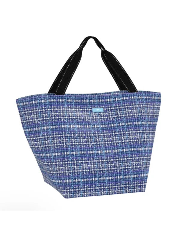 Tote Bags with Corduroy Handles -Plaid Reputation Weekender Travel Bag by Scout