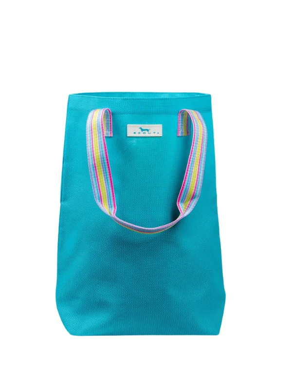 Tote Bags with Double Zippers -Pool Deep Dive Open Tote Bag by Scout