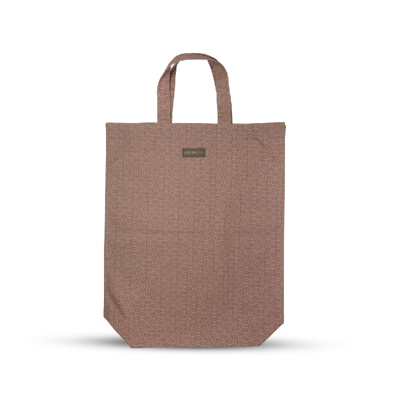 Metallic Tote Bags for Shine -Shopping Bag - Geo Pink