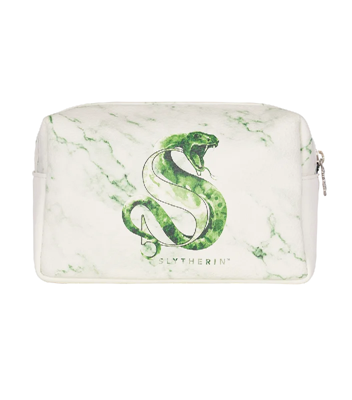 Tote Bags with Knitted Handles -Slytherin Cosmetics Bag