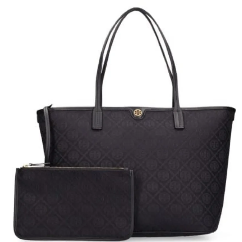 Chic perforated handle bags with breathable style details -T.O.R.Y. B.U.R.C.H. Tote Bag