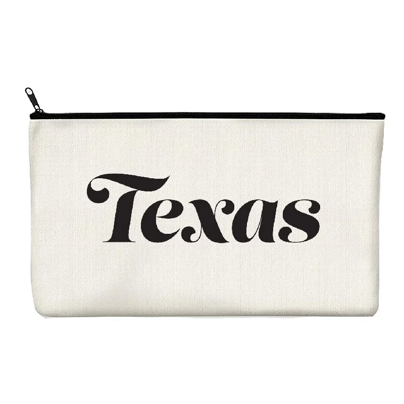 Thick Handle Tote Bags for Comfort -Texas Zipper Pouch