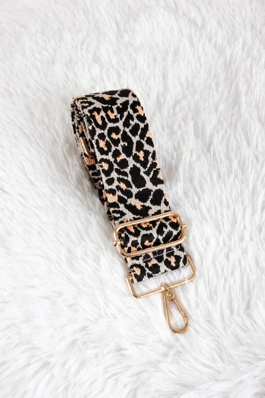 Glittery sequin handle bags sparkling at festive parties -TG10506 Leopard Print Guitar Strap