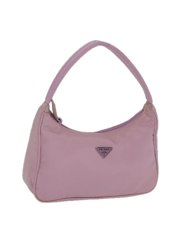 Elegant leather handle bags for sophisticated office wear -Nylon Handbag with Handle and Storage Smell