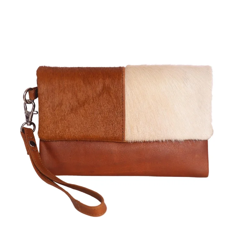 Earth-tone suede handle bags blending into nature -ZOPHFT01~Hairon Ladies Wallet