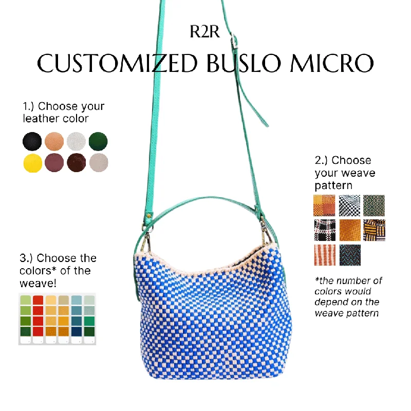 Quirky polka crossbody bags adding fun to outfits -Customized Buslo Micro Bag