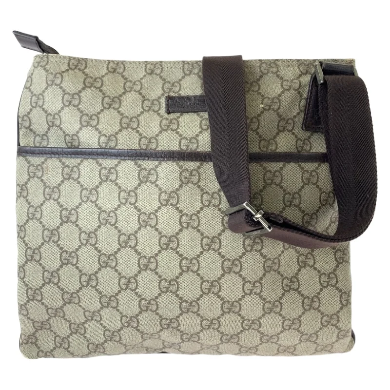 Travel-smart crossbody bags with hidden passport sleeves -Gucci GG Supreme Canvas Shoulder Bag