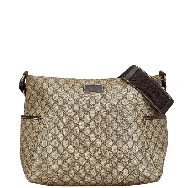 Compact vegan crossbody bags for ethical style seekers -Gucci GG Supreme Messenger Bag Beige Brown