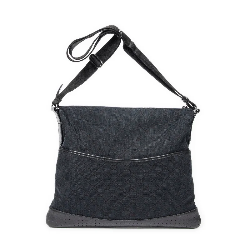 Matte gray crossbody bags blending into sleek wardrobes -Large Messenger