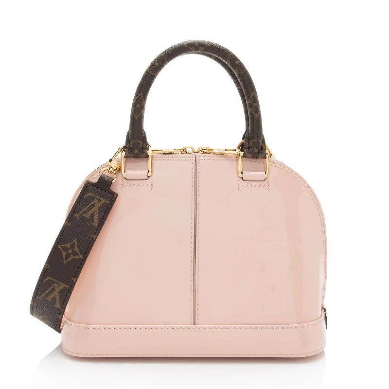 Tiny sling crossbody bags for essentials-only outings -Louis Vuitton Patent Leather Alma BB Satchel