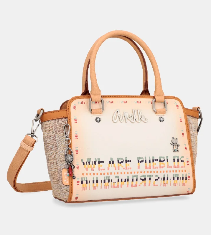 Soft blush crossbody bags adding subtle feminine charm -Magic Souls bowling bag