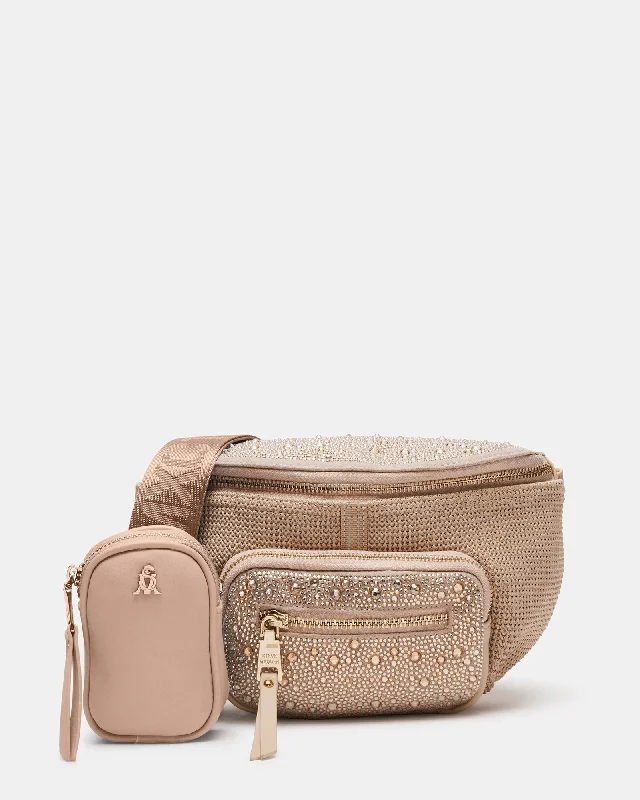 Sustainable cotton crossbody bags for green fashion fans -MAXIMA BAG BLUSH MULTI - SM REBOOTED