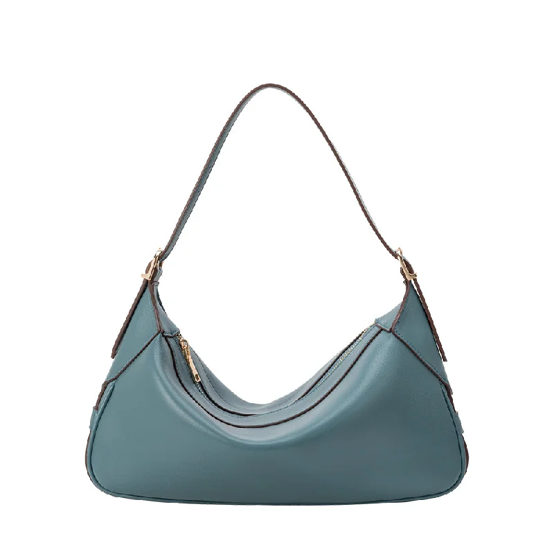 Electric blue crossbody bags electrifying any outfit instantly -Nicolette Slate Recycled Vegan Shoulder Bag