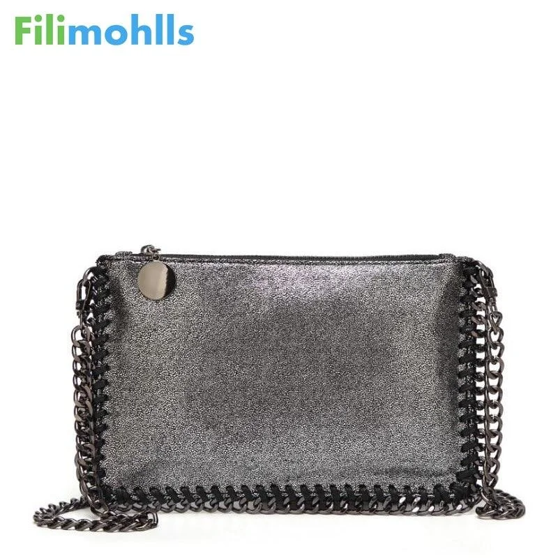 High-quality evening bags with customizable features for personalized, special occasion wear -2018 Fashion Woven Chain Bag Shoulder Bag for Women Clutches PU Messenger Bag Small Clutch purse Bolsa Handbags wallet S1227