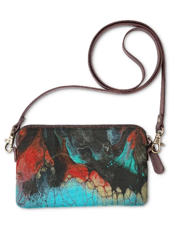 Petite evening bags with compact, sleek designs for a minimalist evening accessory -Butterfly Blue