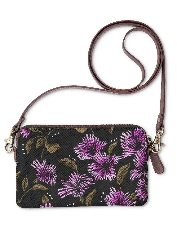 Formal evening bags with structured shapes and decorative elements for style and class -Dark illustration floral