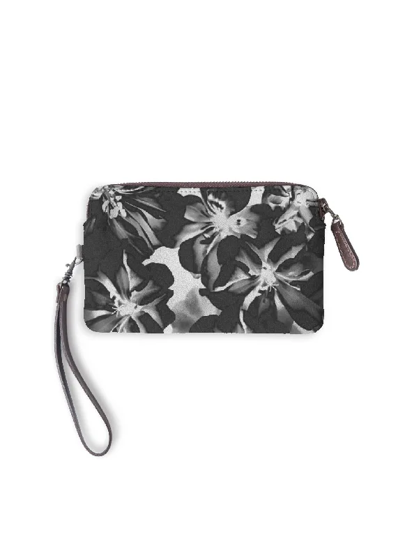 Handcrafted evening bags with unique, artisan details for a one-of-a-kind accessory -Fleurs in Black