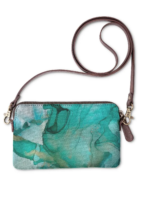 Luxurious crystal-studded evening bags with intricate designs for high-fashion events -Malachite infused with Go