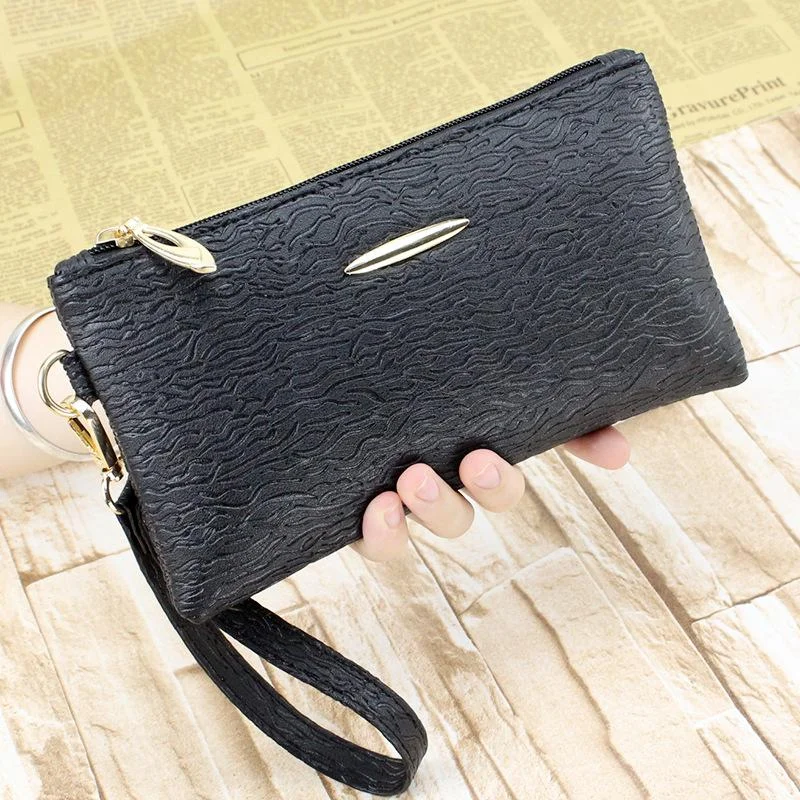 Chic satin evening bags with beaded detailing for an eye-catching, stylish finish -New Japanese style fashion striped women clutch bag sequined wrist portable small mobile phone bag woman money clips