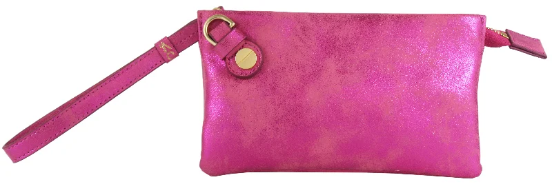 Luxury beaded evening bags with intricate detailing for a standout accessory at events -Prive Wristlet in Fuchsia